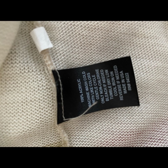 Tan Open Cardigan Size Small - Picture 6 of 6